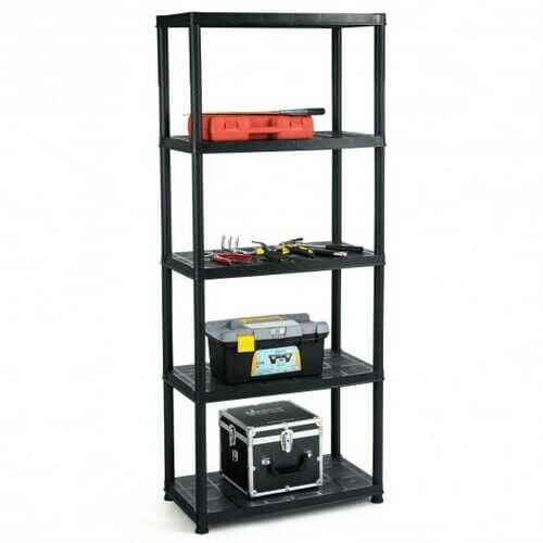 5-Tier Storage Shelving Unit Heavy Duty Rack for Kitchen Room Garage to ...